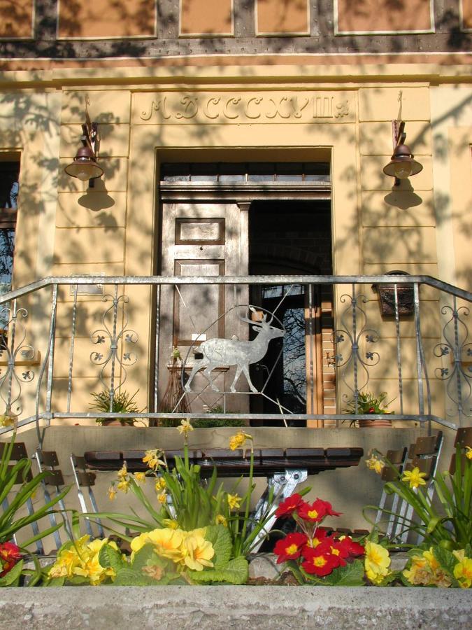 Gasthof Pension Zum Goldenen Hirschen Burgbernheim Luaran gambar